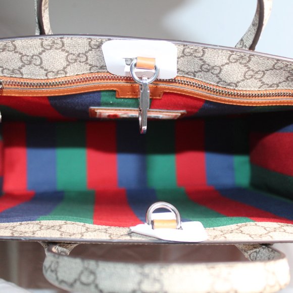 NWT Gucci X Dans LaVert Tote Interlocking GG Supreme Shoulder Bag Web 723885 - Picture 10 of 13
